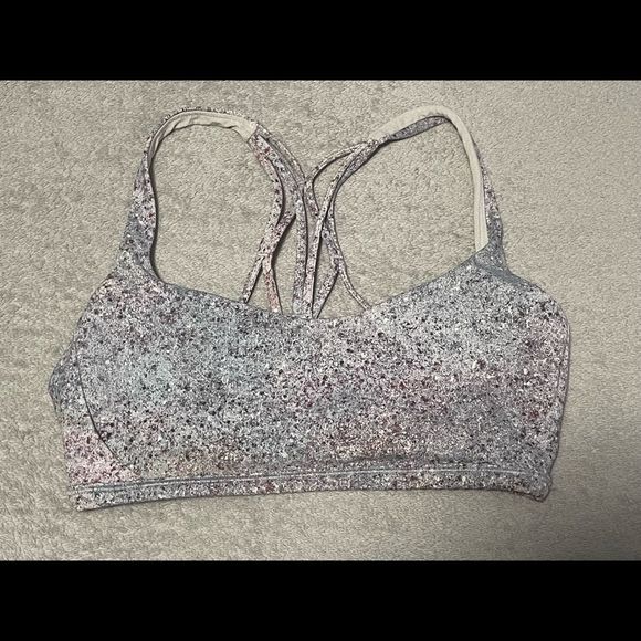 Lululemon free to be zen bra size 4 in summer haze multi good condition - Picture 2 of 5